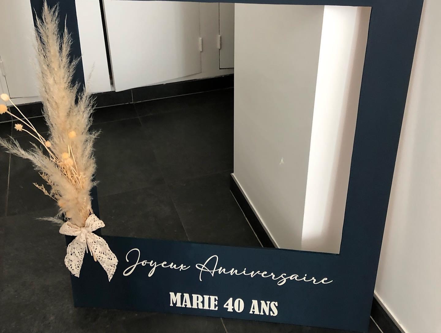 cadre anniversaire Marie