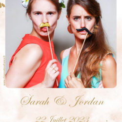 Personnalisation photo - Mariage de Sarah & Jordan