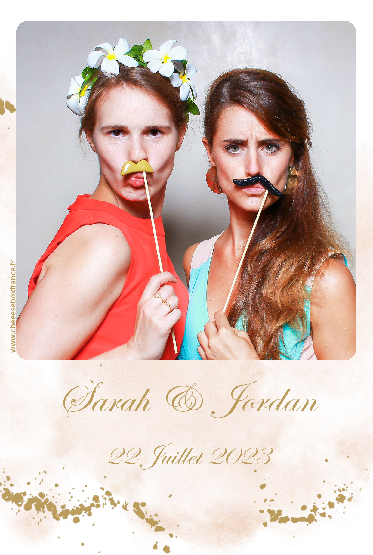 Personnalisation photo - Mariage de Sarah & Jordan