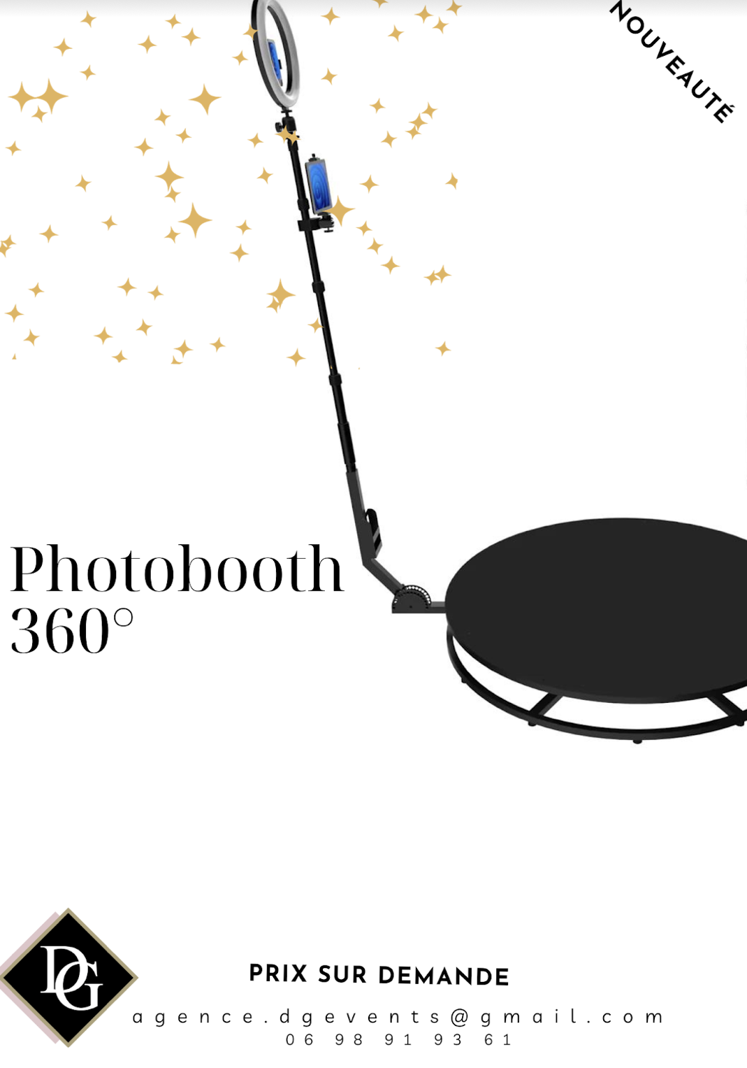 Location nouveauté photobooth 360