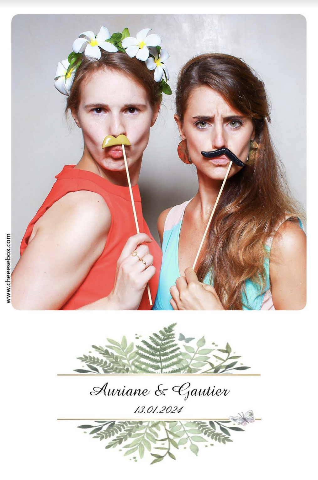 Mariage Auriane & Gautier location photobooth