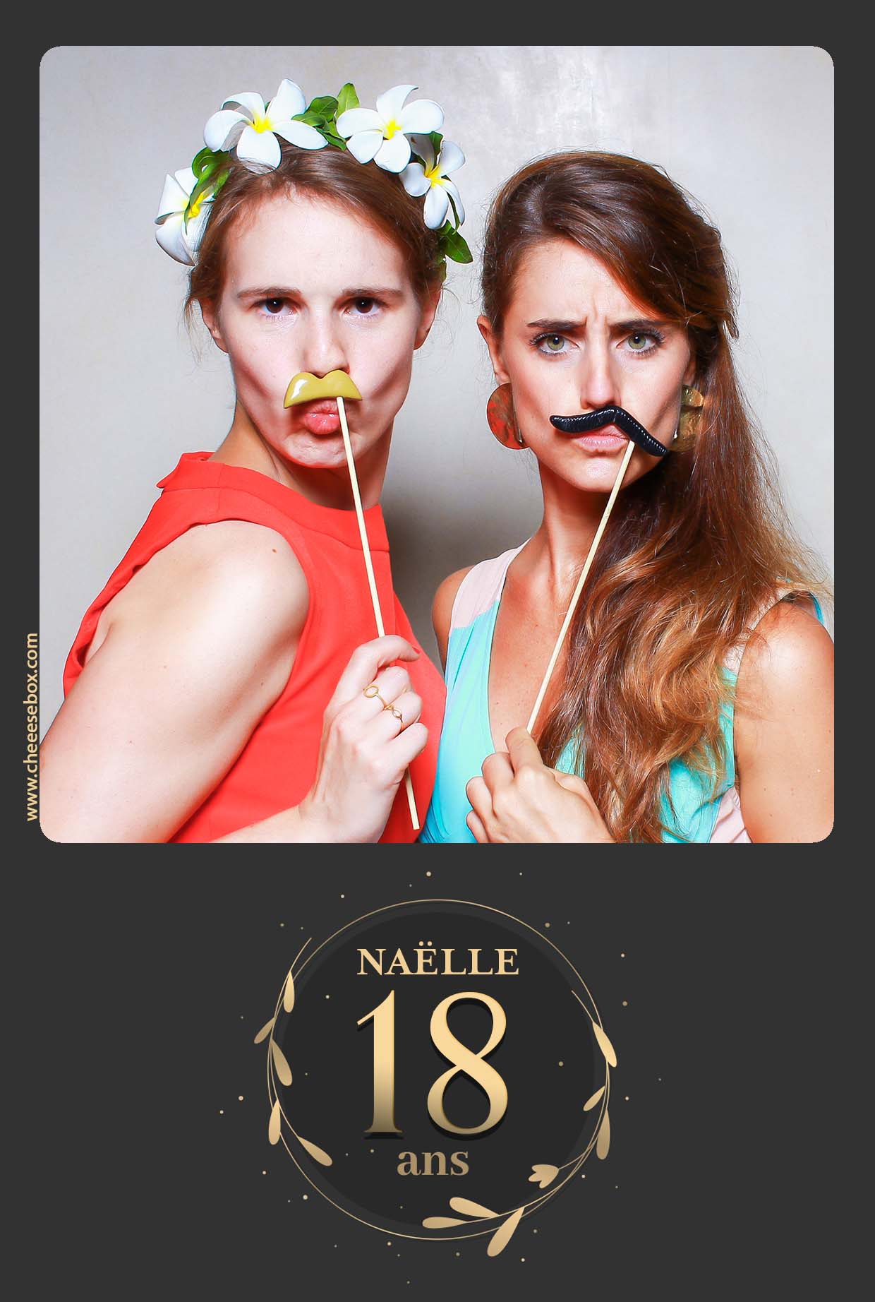RCIDOS 30Ans Decoration Anniversaire, Accessoires Photobooth Anniversaire,pour Femme et Homme Décoration de fête d'anniversaire,Or Noir Props Accessoires de Selfie