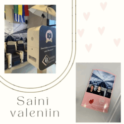 Borne photo pour la Saint Valentin